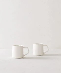 Convivial Minimal Porcelain Mug Set