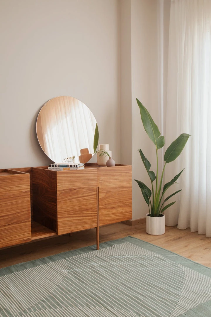 Kiliim Home Goods Mint Lotus Runner / Rug Kiliim Home Goods Mint Lotus Runner / Rug