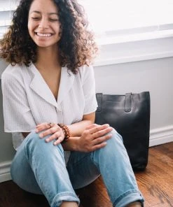 Purse & Clutch Accessories Outside Pockets Handbag - Ink Black