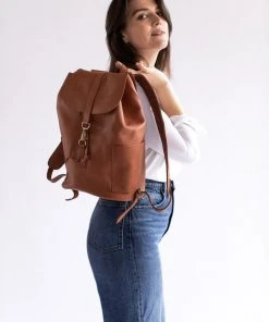 Abby Alley Adelaide Backpack - Chestnut
