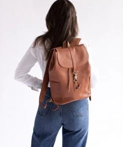 Abby Alley Adelaide Backpack - Chestnut