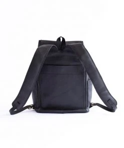 Abby Alley Handcrafted Adelaide Backpack - Black 4 Abby Alley Handcrafted Adelaide Backpack - Black