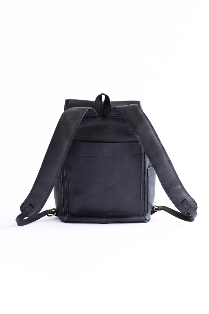 Abby Alley Handcrafted Adelaide Backpack - Black Abby Alley Handcrafted Adelaide Backpack - Black
