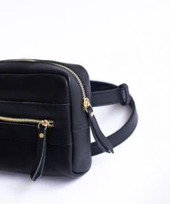Abby Alley Handcrafted Brenda Belt Bag - Black