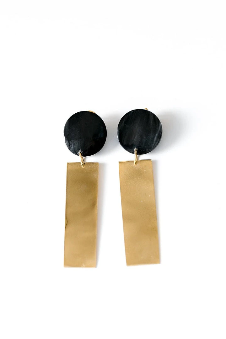 Abby Alley Colette Horn Earrings 1 Abby Alley Colette Horn Earrings