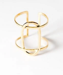 Abby Alley Crossover Cuff Bracelet Handcrafted