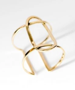 Abby Alley Crossover Cuff Bracelet Handcrafted 9 Abby Alley Crossover Cuff Bracelet Handcrafted