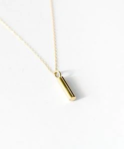Abby Alley Cylinder Pendant Necklace