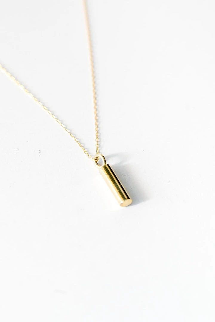 Abby Alley Cylinder Pendant Necklace 2 Abby Alley Cylinder Pendant Necklace