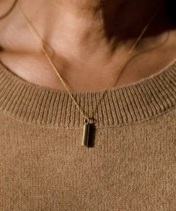 Abby Alley Cylinder Pendant Necklace