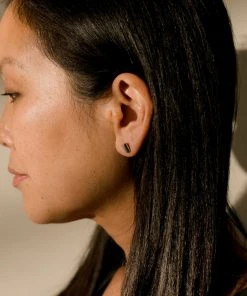 Abby Alley Jewelry Cylinder Stud Earrings