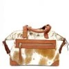 Abby Alley Ellen Handbag - Chestnut Cow Hair Handcrafted