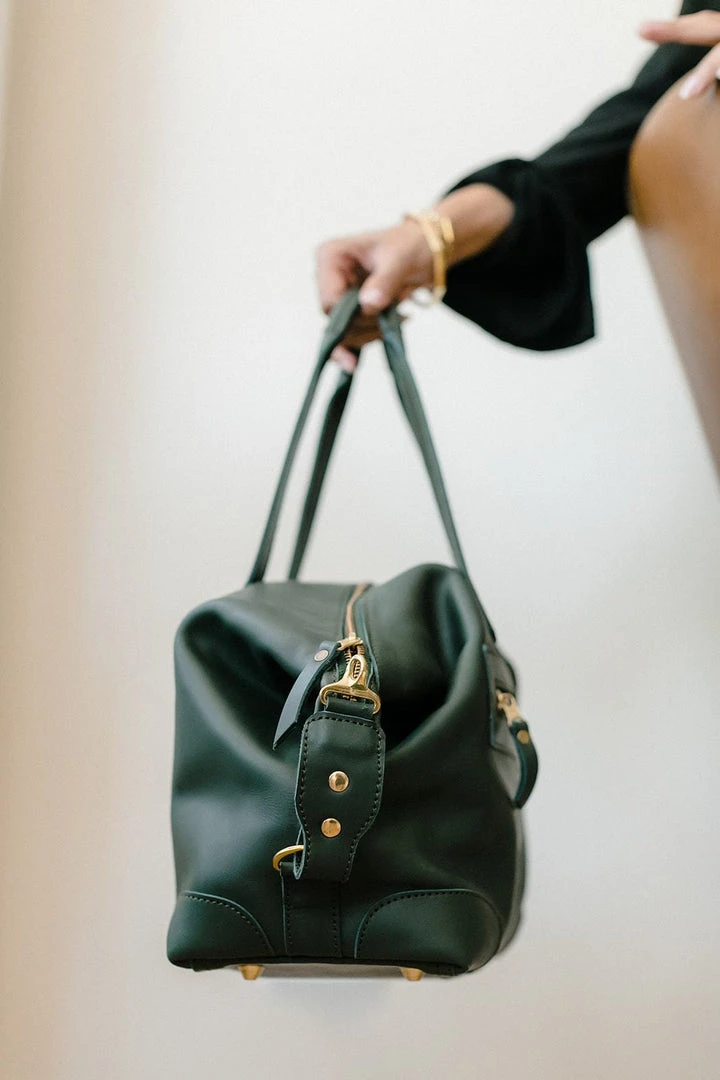 Abby Alley Handcrafted Ellen Handbag - Evergreen 5 Abby Alley Handcrafted Ellen Handbag - Evergreen