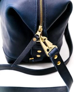 Abby Alley Handcrafted Ellen Handbag - Navy