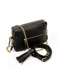 Abby Alley Essential Crossbody Bag - Black Handcrafted 7 Abby Alley Essential Crossbody Bag - Black Handcrafted