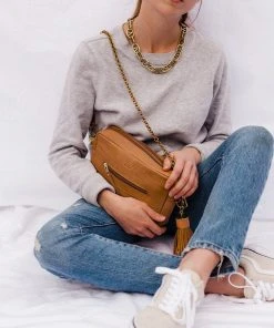 Abby Alley Essential Crossbody Bag - Tan