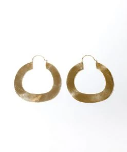 Abby Alley Flat Hoop Earrings