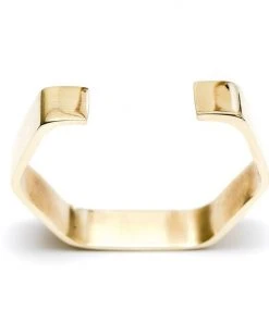 Abby Alley Hexagon Cuff Bracelet
