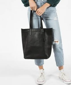 Abby Alley Handcrafted Joanie Tote - Black