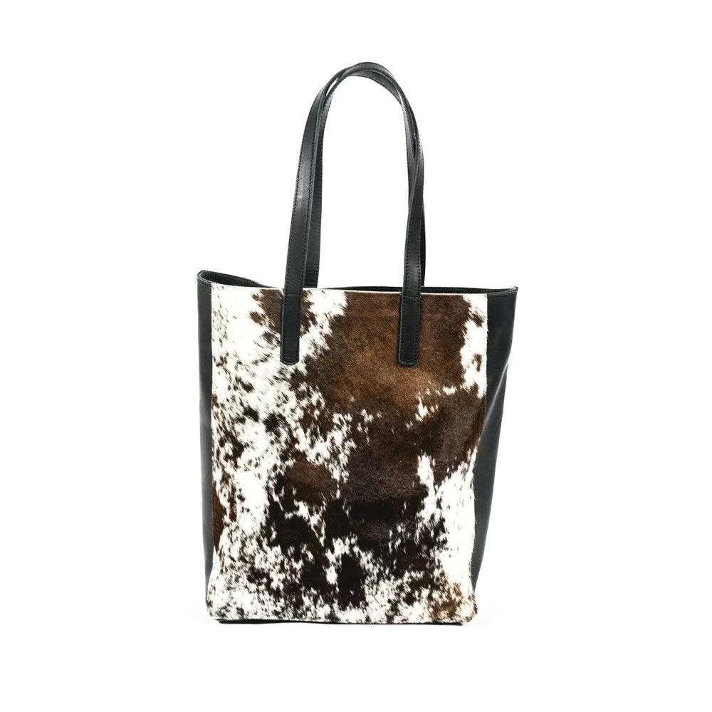 Abby Alley Joanie Tote - Black Cow Hair Handcrafted Abby Alley Joanie Tote - Black Cow Hair Handcrafted