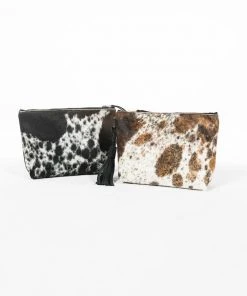 Abby Alley Handcrafted Keely Clutch - Black Cow Hair 4 Abby Alley Handcrafted Keely Clutch - Black Cow Hair