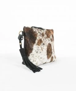 Abby Alley Handcrafted Keely Clutch - Black Cow Hair 5 Abby Alley Handcrafted Keely Clutch - Black Cow Hair