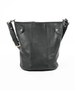 Abby Alley Handcrafted Keri Bucket Bag - Black