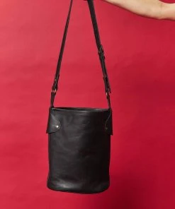Abby Alley Handcrafted Keri Bucket Bag - Black 2 Abby Alley Handcrafted Keri Bucket Bag - Black