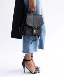 Abby Alley Accessories Mini Adelaide Backpack - Black