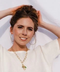 Abby Alley Octagon Hoop Earrings 5 Abby Alley Octagon Hoop Earrings