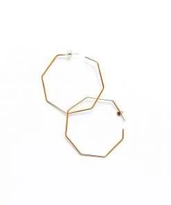 Abby Alley Octagon Hoop Earrings