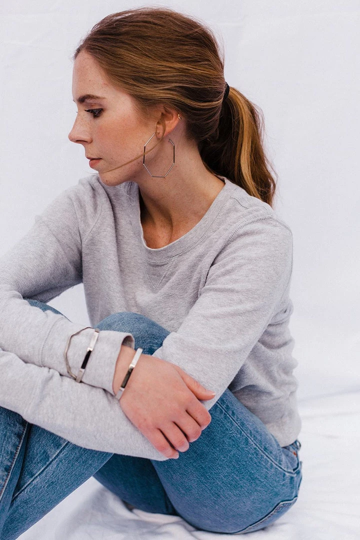 Abby Alley Octagon Hoop Earrings Abby Alley Octagon Hoop Earrings