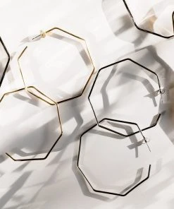 Abby Alley Octagon Hoop Earrings 7 Abby Alley Octagon Hoop Earrings