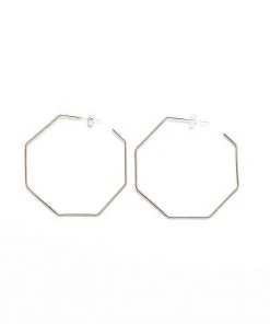 Abby Alley Octagon Hoop Earrings 3 Abby Alley Octagon Hoop Earrings