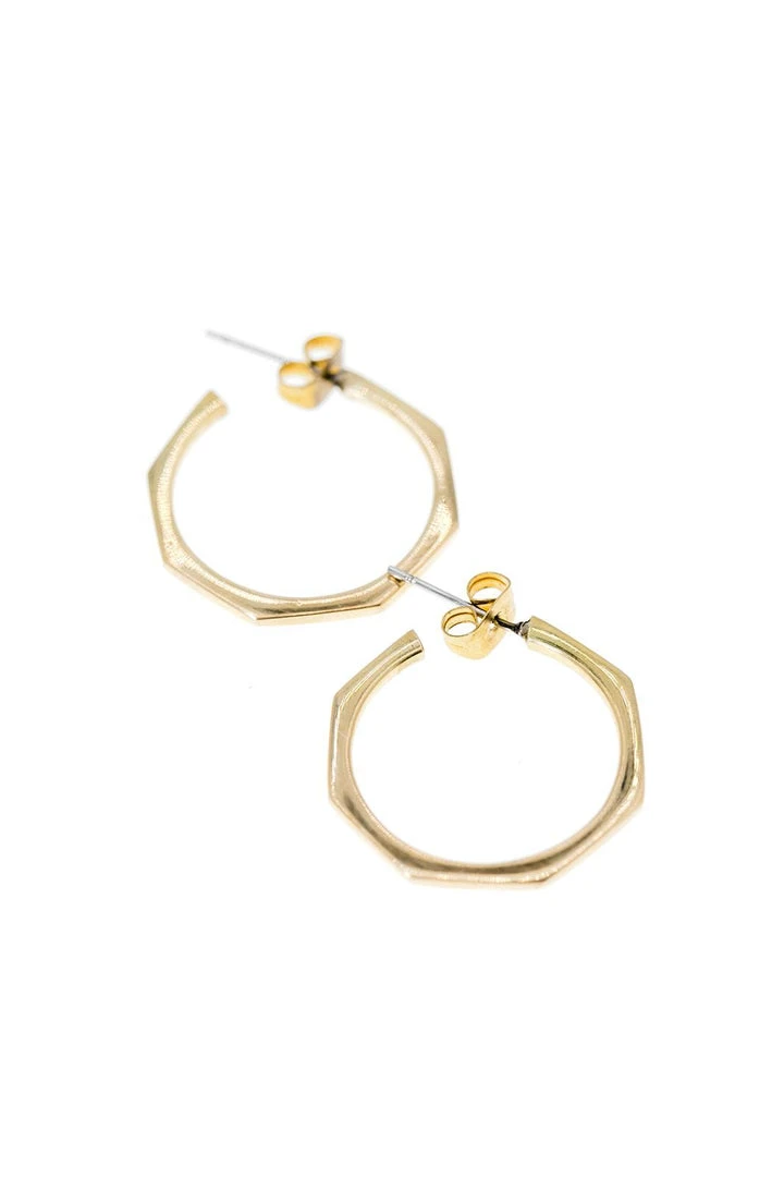 Abby Alley Octagon Mini Hoops Jewelry Abby Alley Octagon Mini Hoops Jewelry