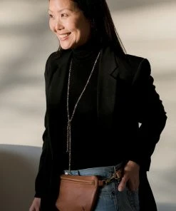 Abby Alley Handcrafted Sling Bag - Chestnut 3 Abby Alley Handcrafted Sling Bag - Chestnut