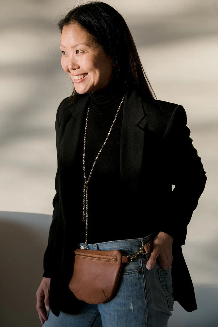 Abby Alley Handcrafted Sling Bag - Chestnut Abby Alley Handcrafted Sling Bag - Chestnut