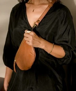 Abby Alley Handcrafted Sling Bag - Chestnut 2 Abby Alley Handcrafted Sling Bag - Chestnut