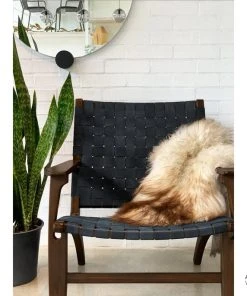 Masaya & Co. Abuelo Leather Arm Chair Furniture