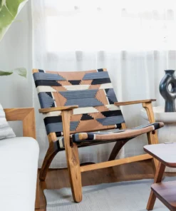 Masaya & Co. Abuelo Manila Arm Chair - Geometric Chief Furniture