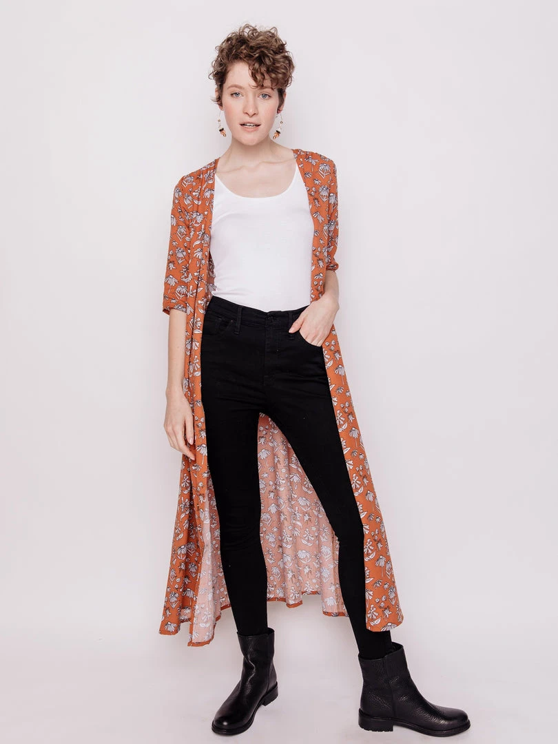 Mata Traders Aditi Hazelnut Floral Tencel Wrap Dress Clothing Mata Traders Aditi Hazelnut Floral Tencel Wrap Dress Clothing