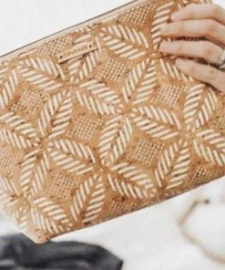 Carry Courage Adventurer Cork Cosmetics Bag - Natural Home Goods