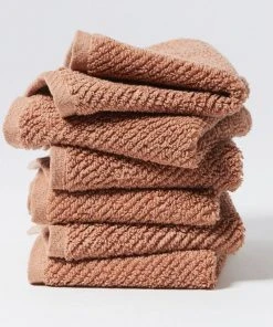 Coyuchi Air Weight Towels - Dusty Coral 4 Coyuchi Air Weight Towels - Dusty Coral