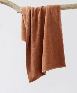 Coyuchi Air Weight Towels - Dusty Coral