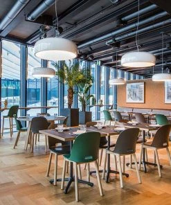 Emeco Alfi Recycled High Back Barstool - Ash 5 Emeco Alfi Recycled High Back Barstool - Ash