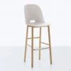 Emeco Alfi Recycled High Back Barstool - Ash
