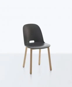 Emeco Furniture Alfi Recycled High Back Chair - Ash