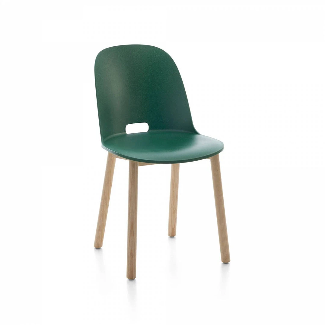 Emeco Furniture Alfi Recycled High Back Chair - Ash Emeco Furniture Alfi Recycled High Back Chair - Ash