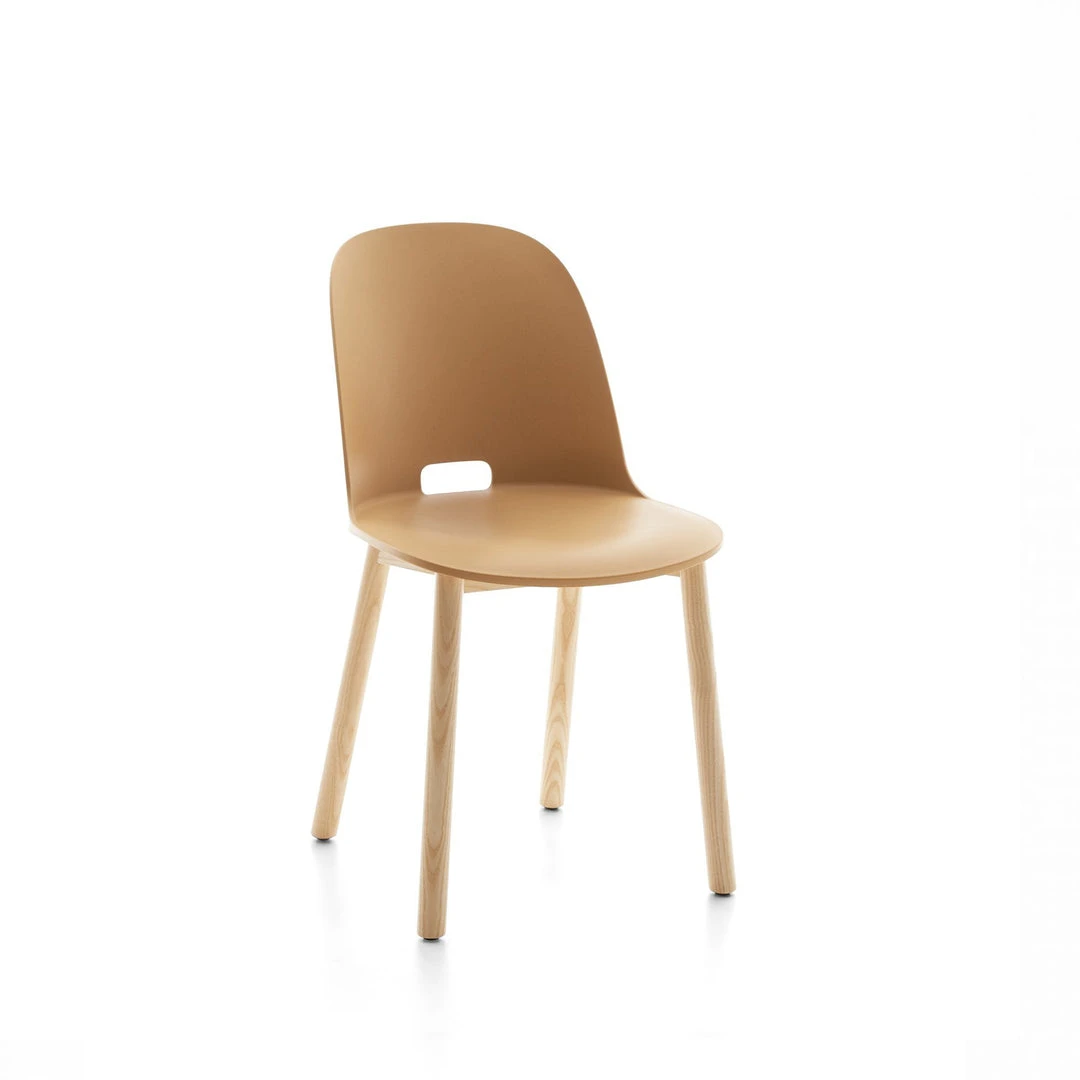 Emeco Furniture Alfi Recycled High Back Chair - Ash Emeco Furniture Alfi Recycled High Back Chair - Ash