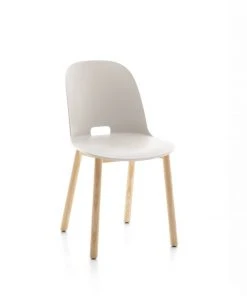 Emeco Furniture Alfi Recycled High Back Chair - Ash 4 Emeco Furniture Alfi Recycled High Back Chair - Ash